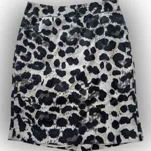 Banana Republic leopard skirt
